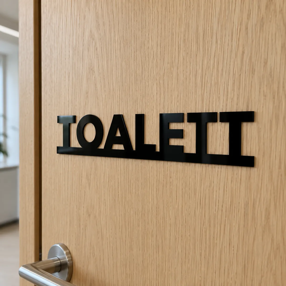Vidden toalettskilt